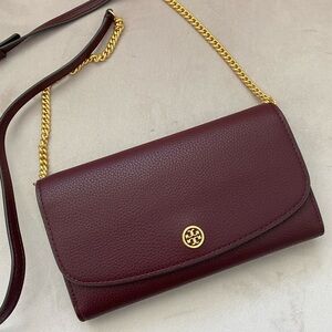 NWT Tory Burch Robinson Pebbled Leather Crossbody Bag